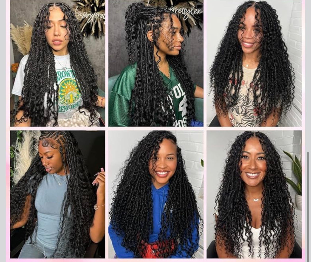18 inchBoho curly 100 Percent Human Braiding Hair For Boho Braids Curly Human Hair