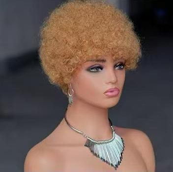 Afro Curly Red Hair – 6” | 100% Human Hair