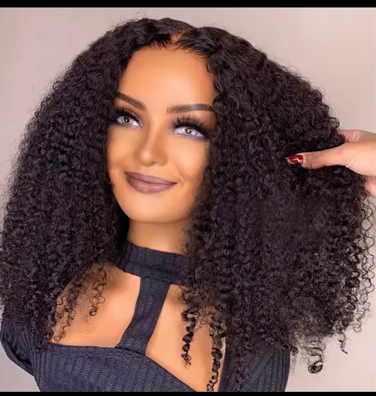 100% Glueless Wigs Human Hair Wigs Ready To Wear Bleached Knots 6x5 Pre Cut HD Transparent Glueless Lace Wigs Kinky Curly