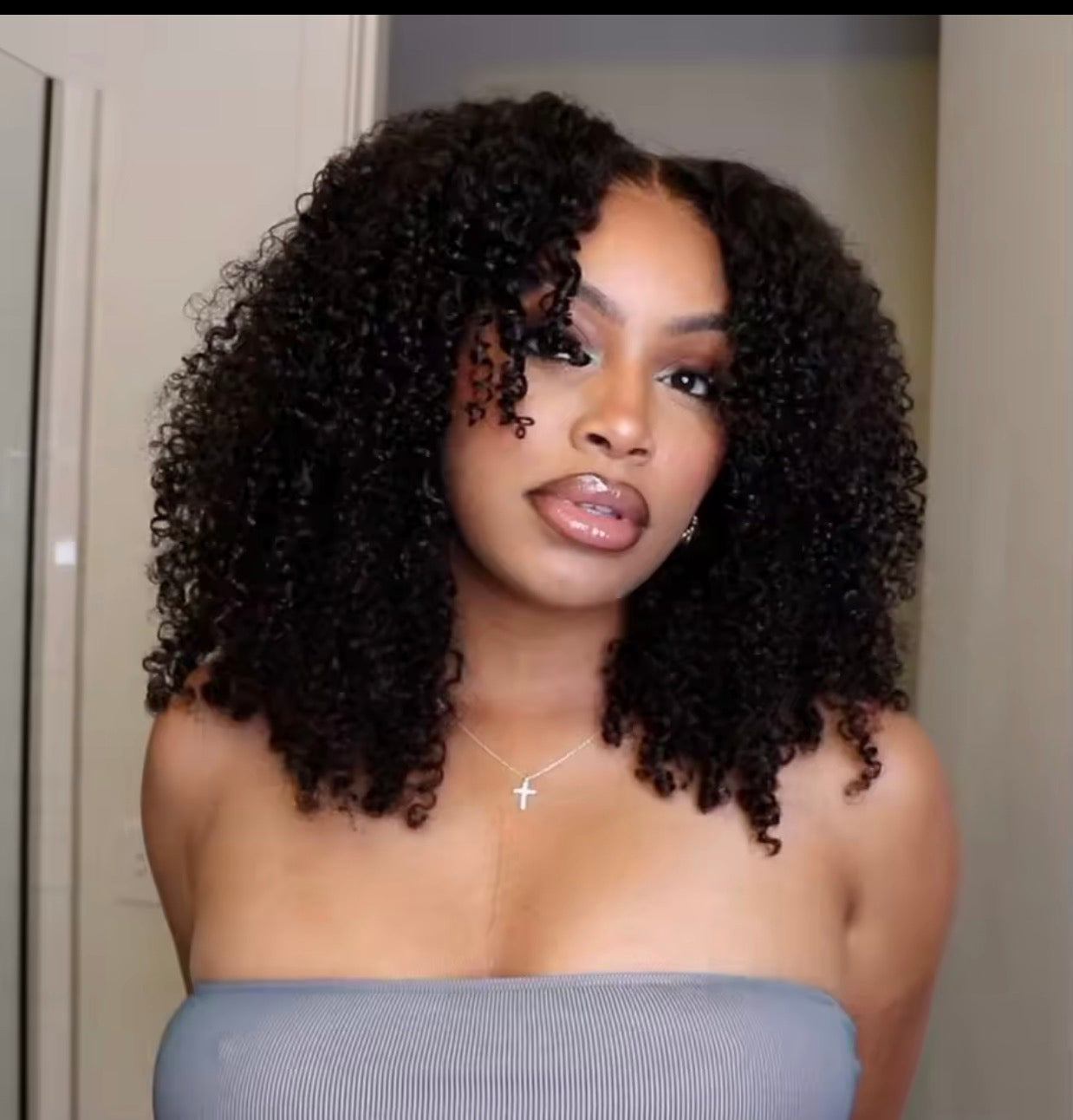 100% Glueless Wigs Human Hair Wigs Ready To Wear Bleached Knots 6x5 Pre Cut HD Transparent Glueless Lace Wigs Kinky Curly